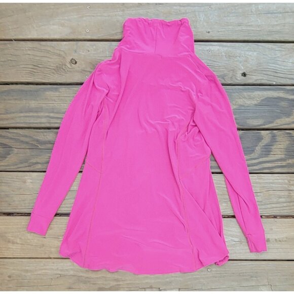 SYMPLI Canada Tunic Top 3/4 Sleeve Pockets Pink Size 8 Energy Slouch Fuschia - Picture 10 of 10